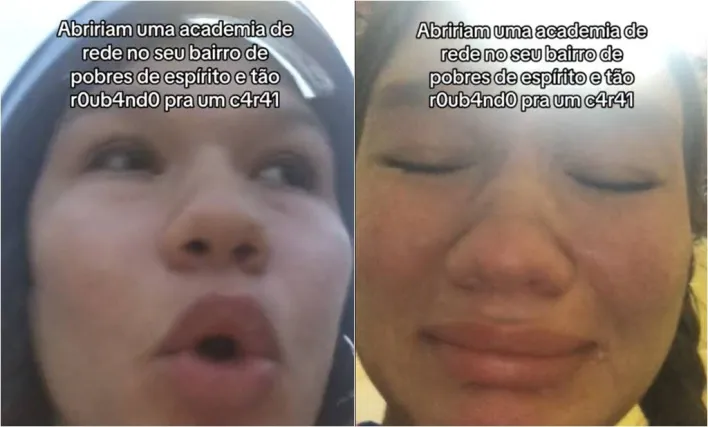 ‘Bando de liso!’, diz mulher que teve garrafinha furtada em academia no Piauí