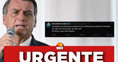 Jair Bolsonaro estará em Teresina no mês de maio, confirma jornalista Samantha Cavalca